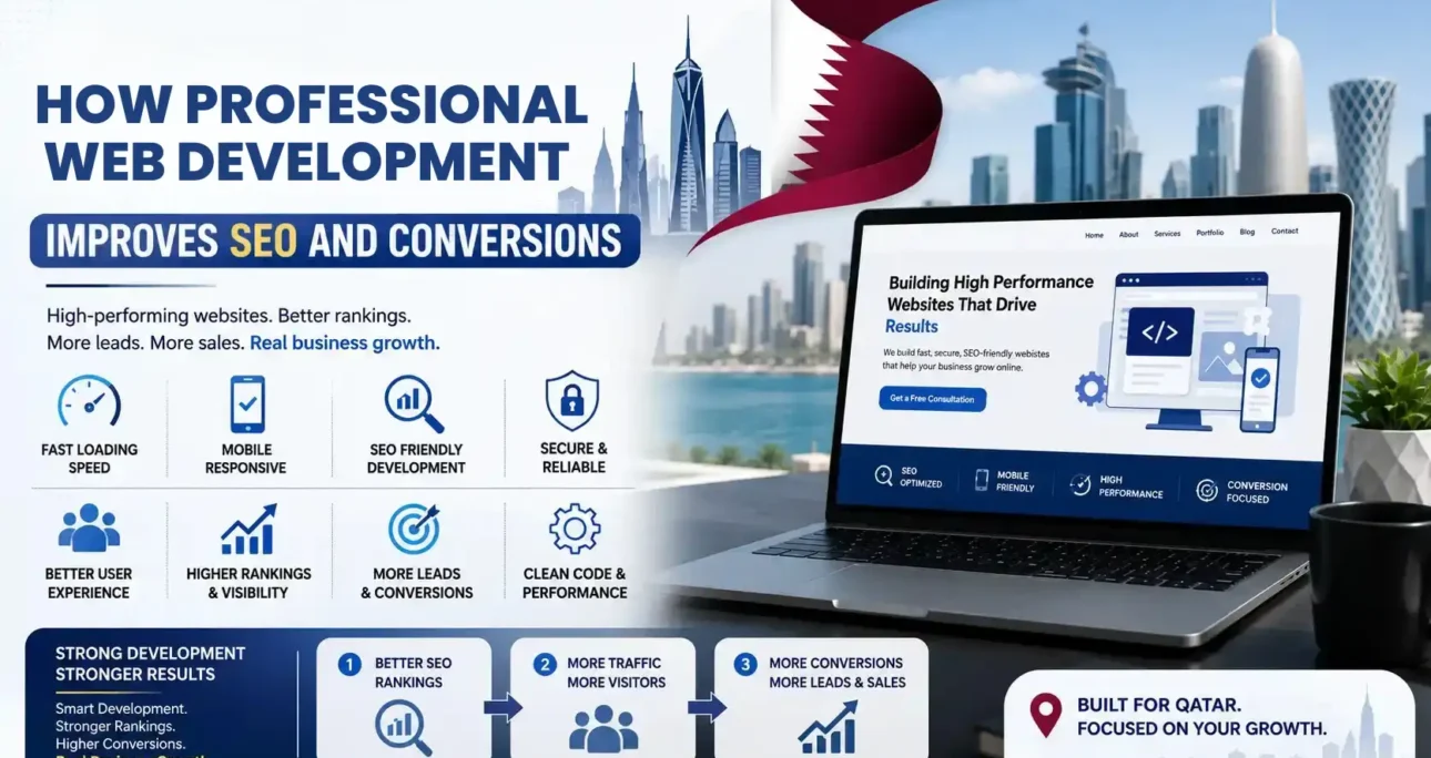 How Professional Web Development Improves SEO and Conversions